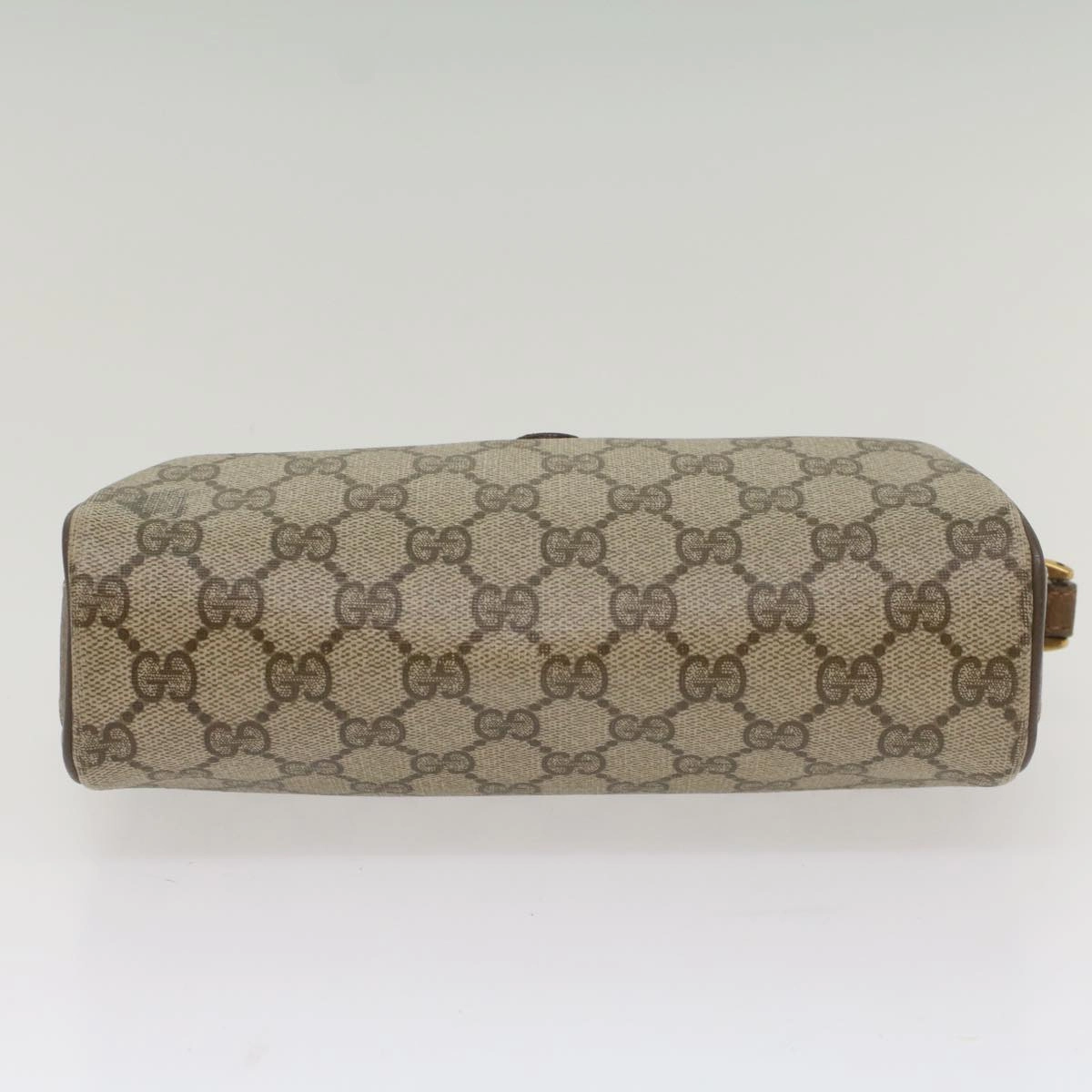 GUCCI GG Supreme Web Sherry Line Shoulder Bag Beige Red 89 02 018  bs9008