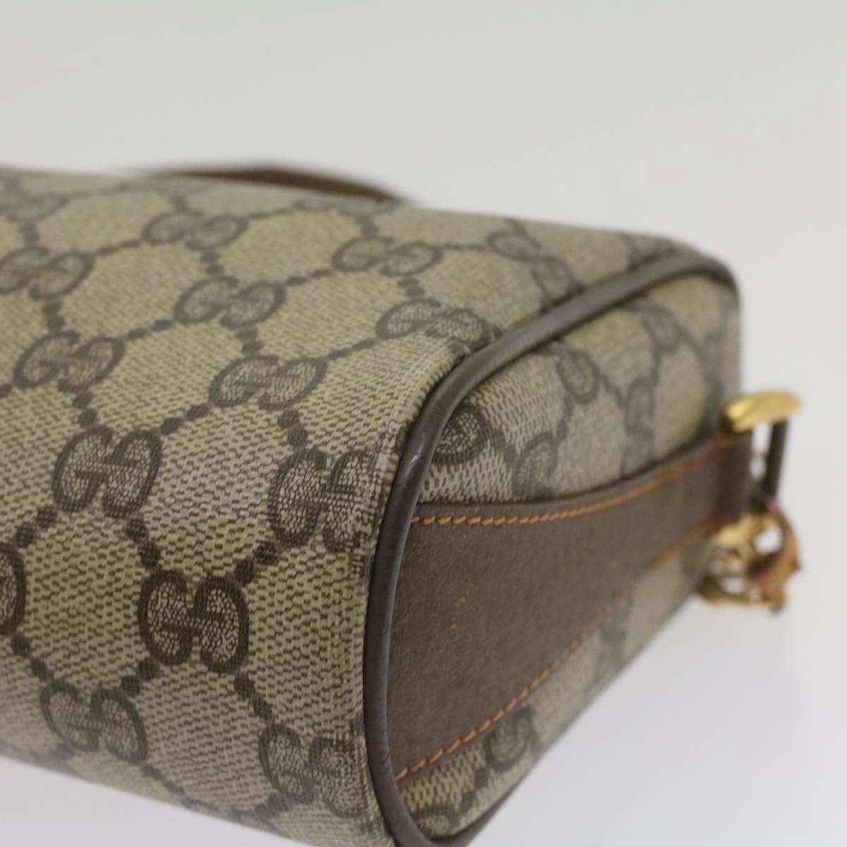 GUCCI GG Supreme Web Sherry Line Shoulder Bag Beige Red 89 02 018  bs9008