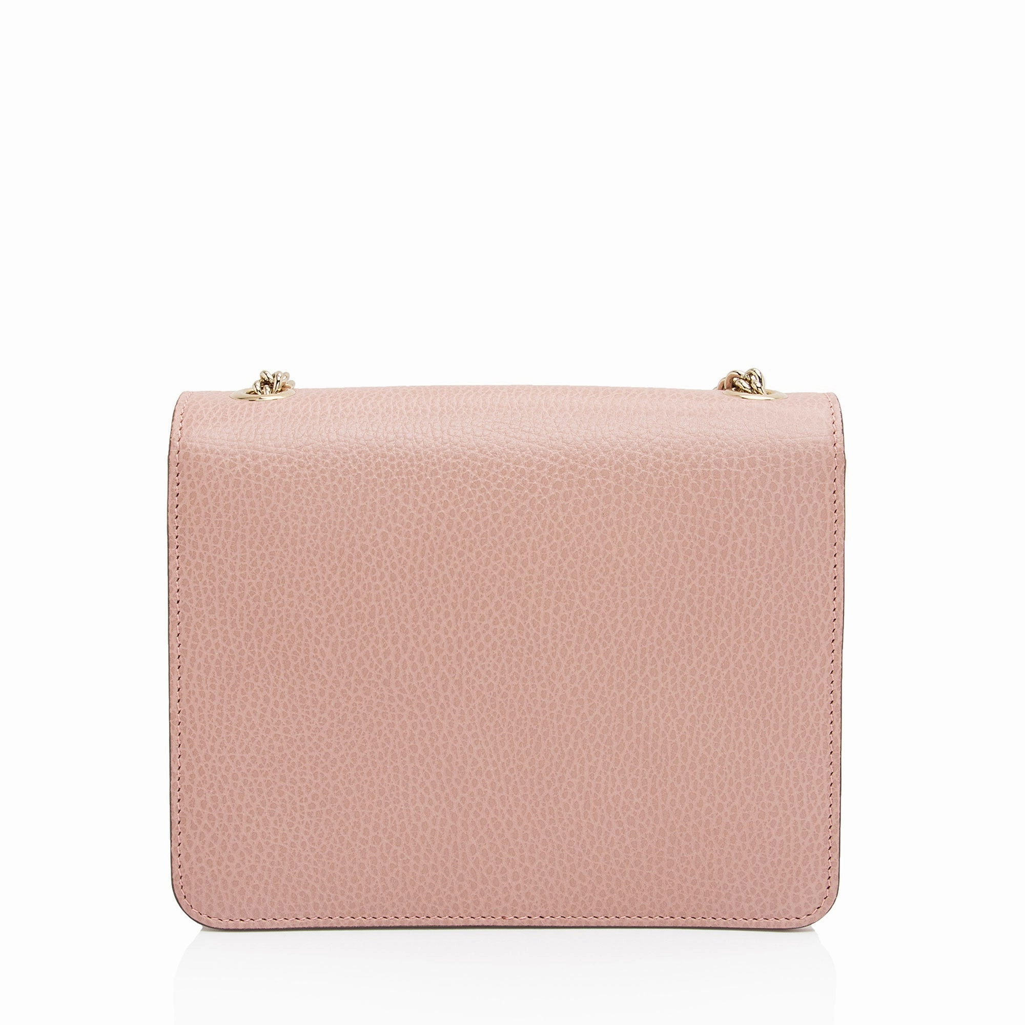Gucci Grained Calfskin Interlocking G Small Shoulder Bag (SHF-BPuIFX)