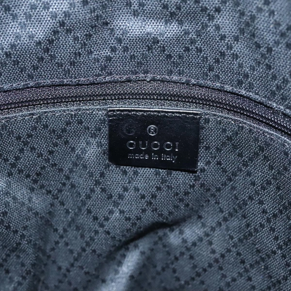 Gucci Hobo Black Canvas Shoulder Bag ()