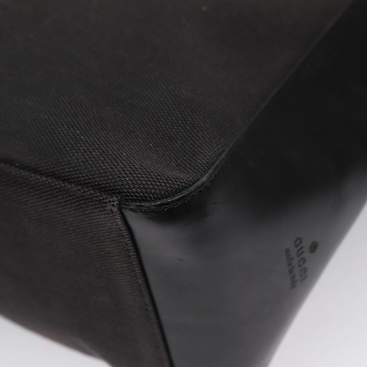 Gucci Hobo Black Canvas Shoulder Bag ()