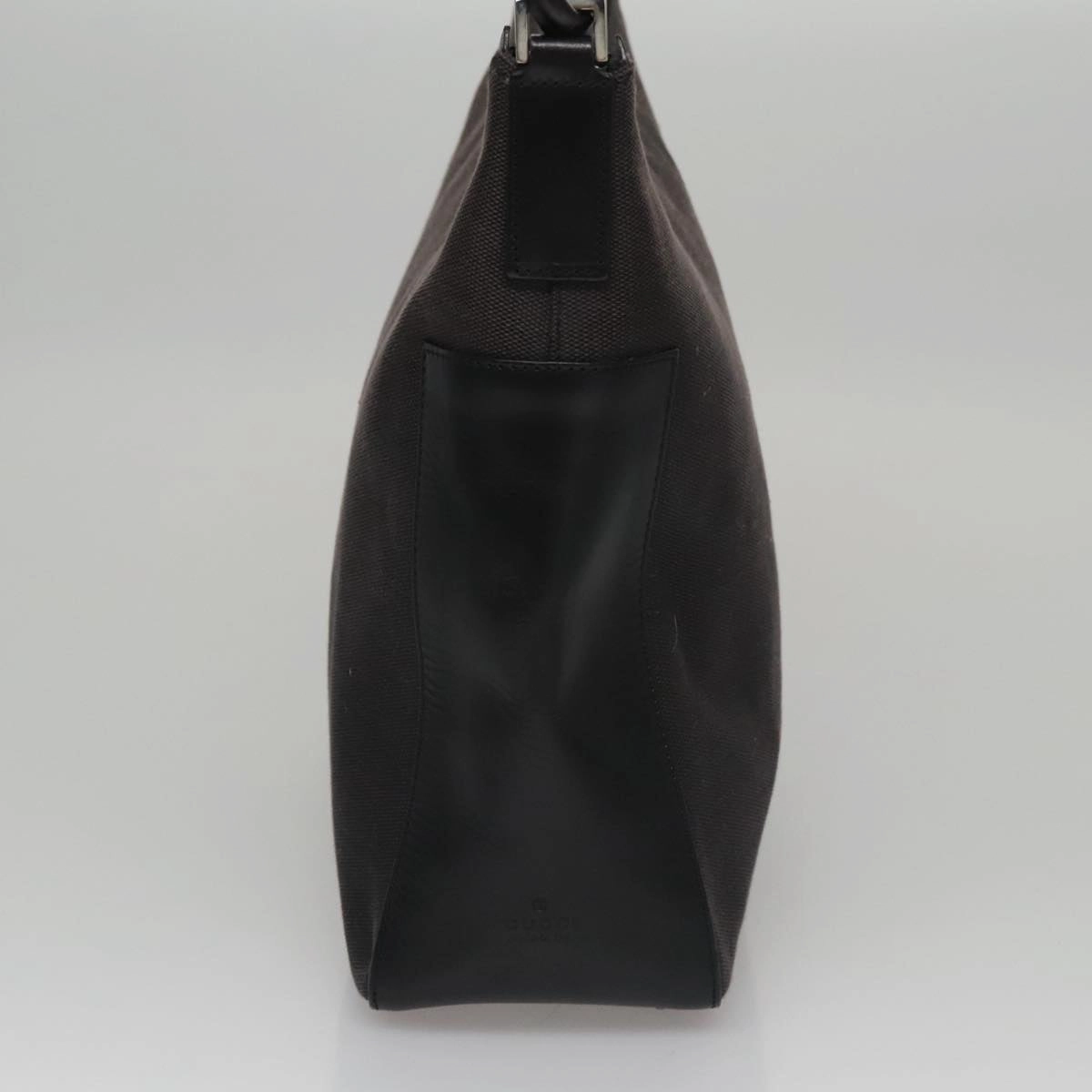 Gucci Hobo Black Canvas Shoulder Bag ()