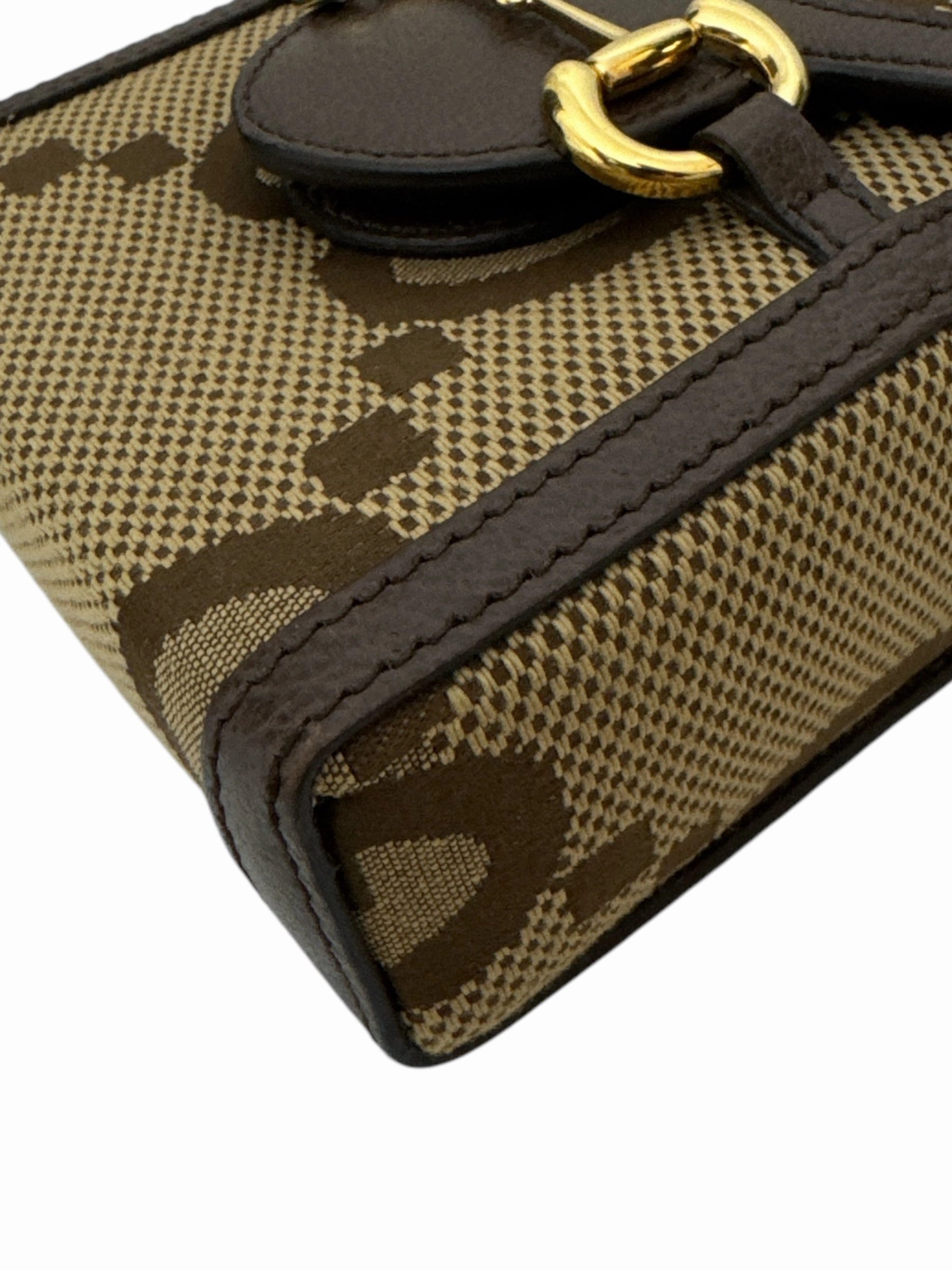 Gucci Horsebit 1955 Jumbo GG Canvas Crossbody Bag