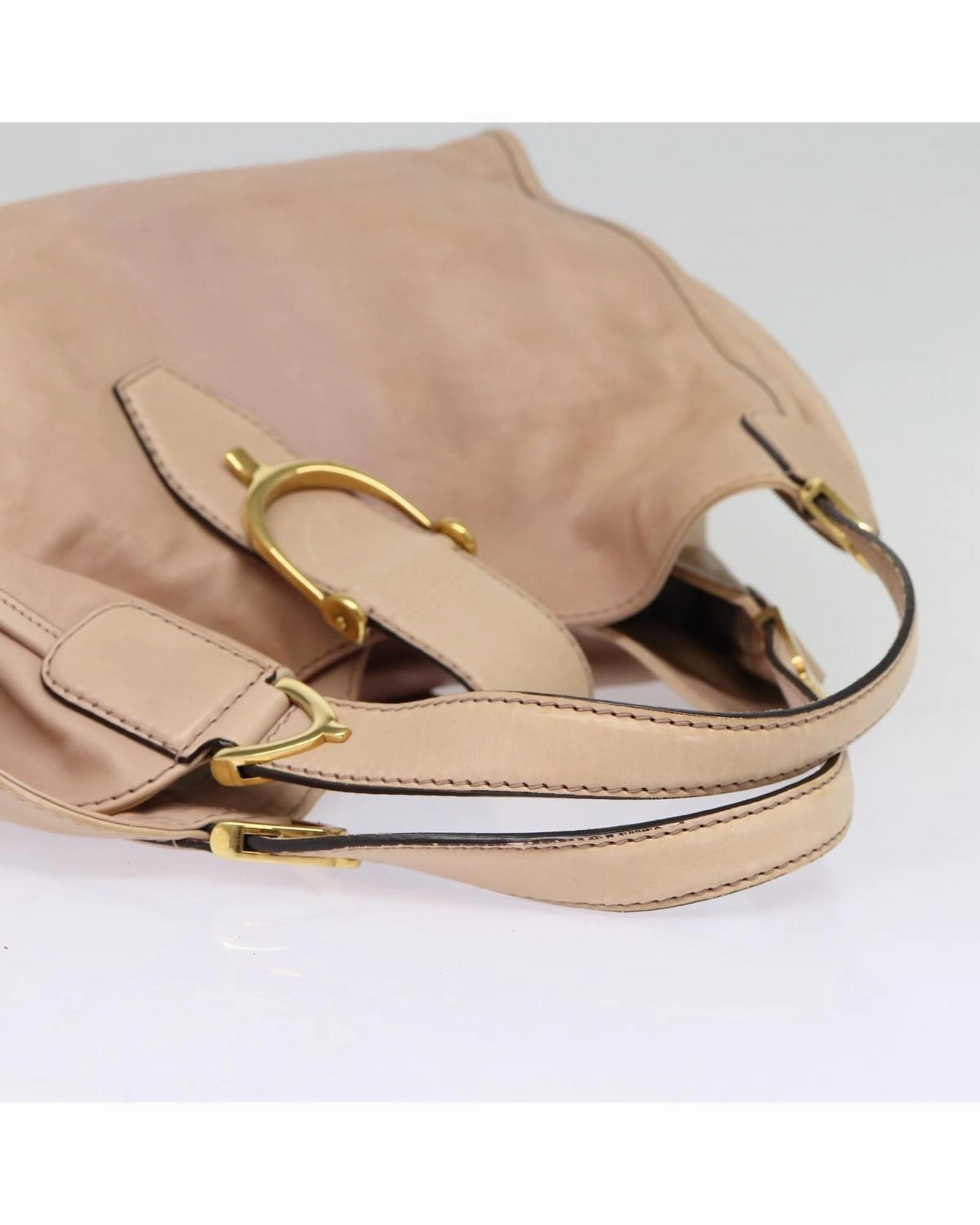 Gucci Horsebit detail Leather Shoulder Bag