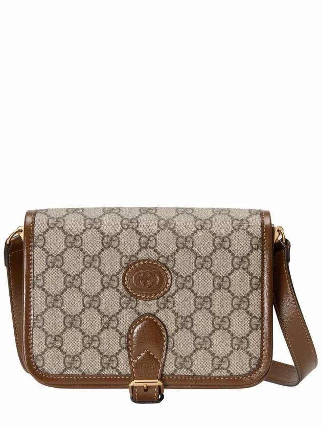 Gucci Interlocking G Mini Shoulder Bag Brown