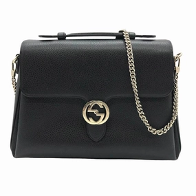 Gucci Interlocking  Leather Shoulder Bag ()