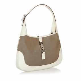 Gucci Jackie Canvas Shoulder Bag (SHG-32010)