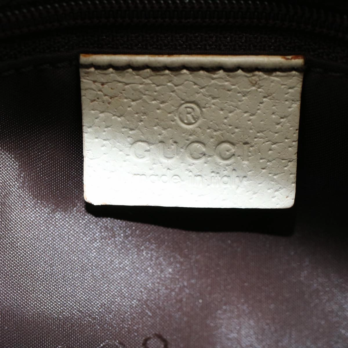 GUCCI Jackie Shoulder Bag Canvas Leather Beige 007 2039  am5181