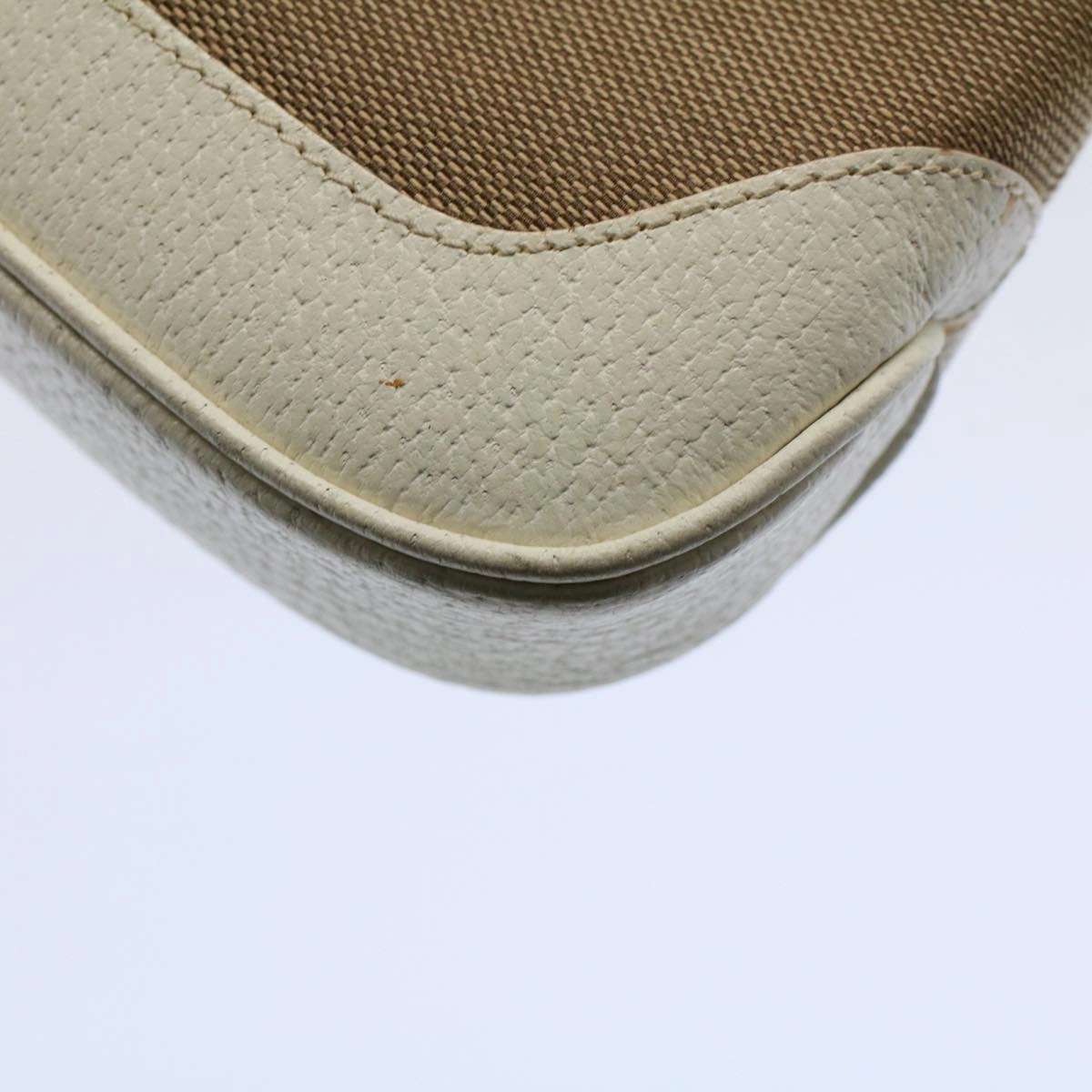GUCCI Jackie Shoulder Bag Canvas Leather Beige 007 2039  am5181