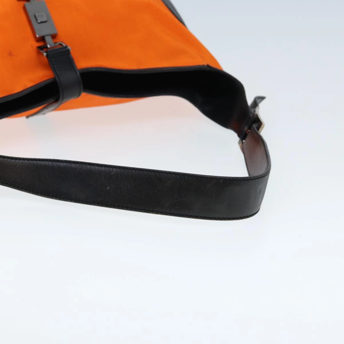 GUCCI Jackie Shoulder Bag Canvas Outlet Orange  77825
