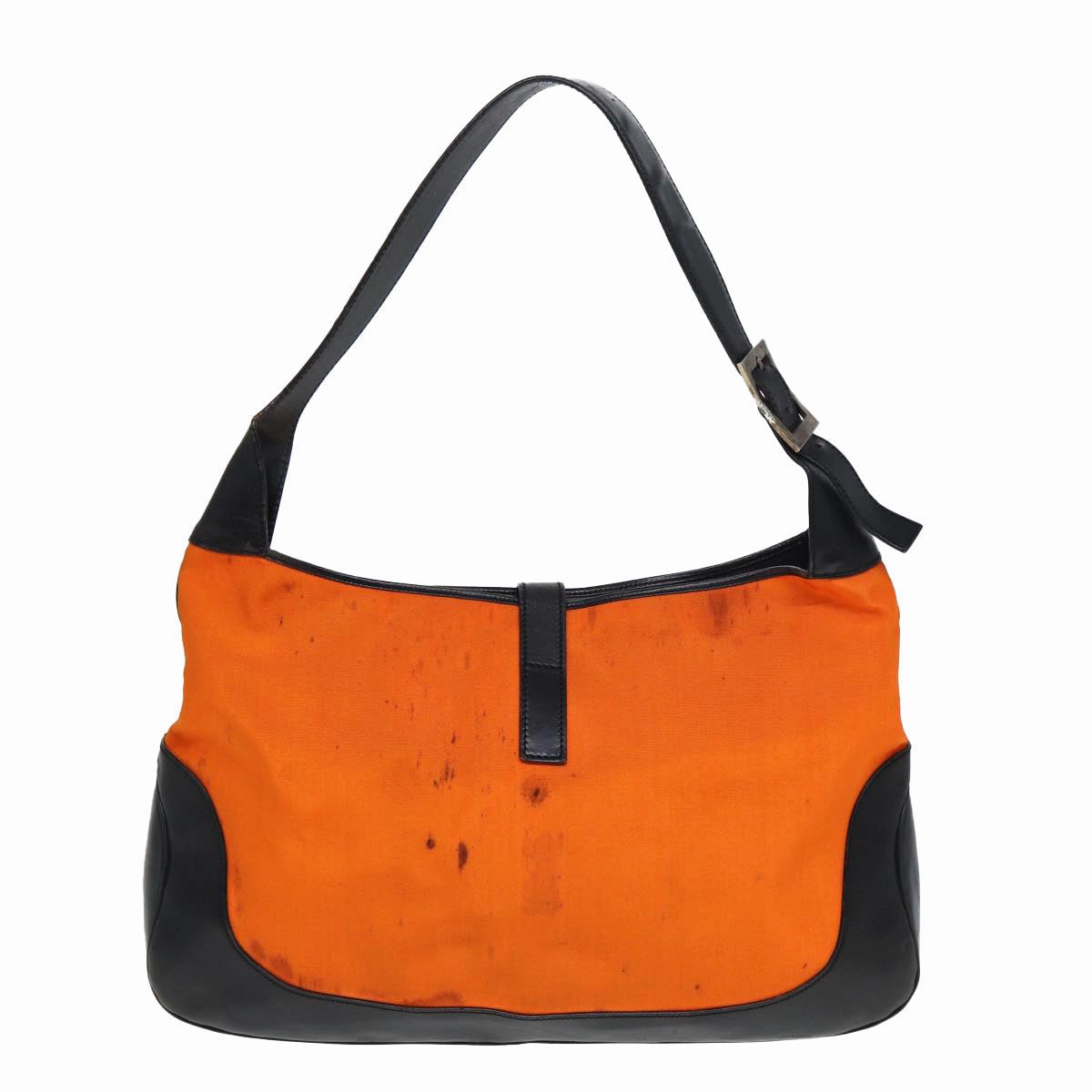 GUCCI Jackie Shoulder Bag Canvas Outlet Orange  77825
