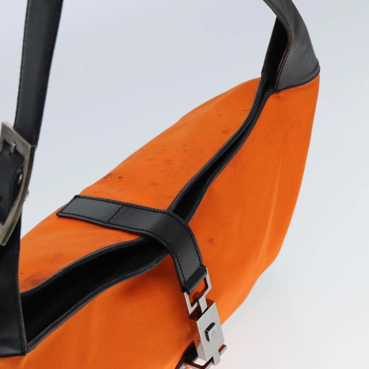 GUCCI Jackie Shoulder Bag Canvas Outlet Orange  77825