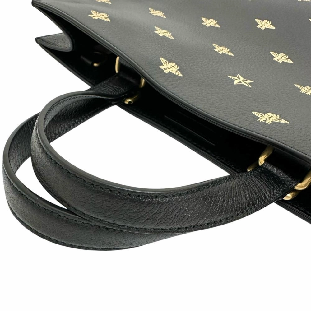 Gucci Leather 2WAY Hand Shoulder Tote Bag