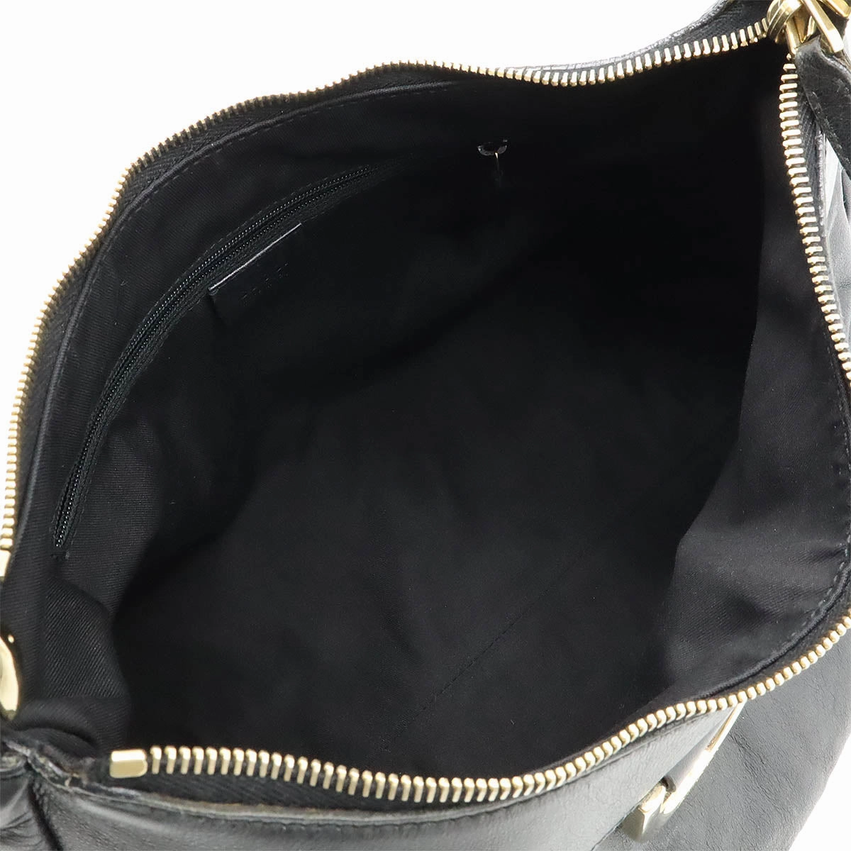 Gucci Leather Abby Shoulder Bag Black