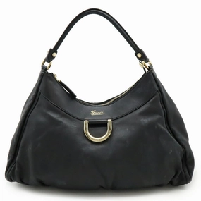 Gucci Leather Abby Shoulder Bag Black