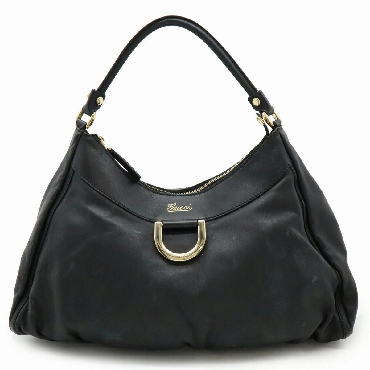 Gucci Leather Abby Shoulder Bag Black