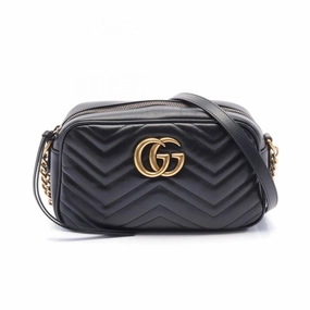 Gucci Leather GG Marmont Shoulder Bag 447632