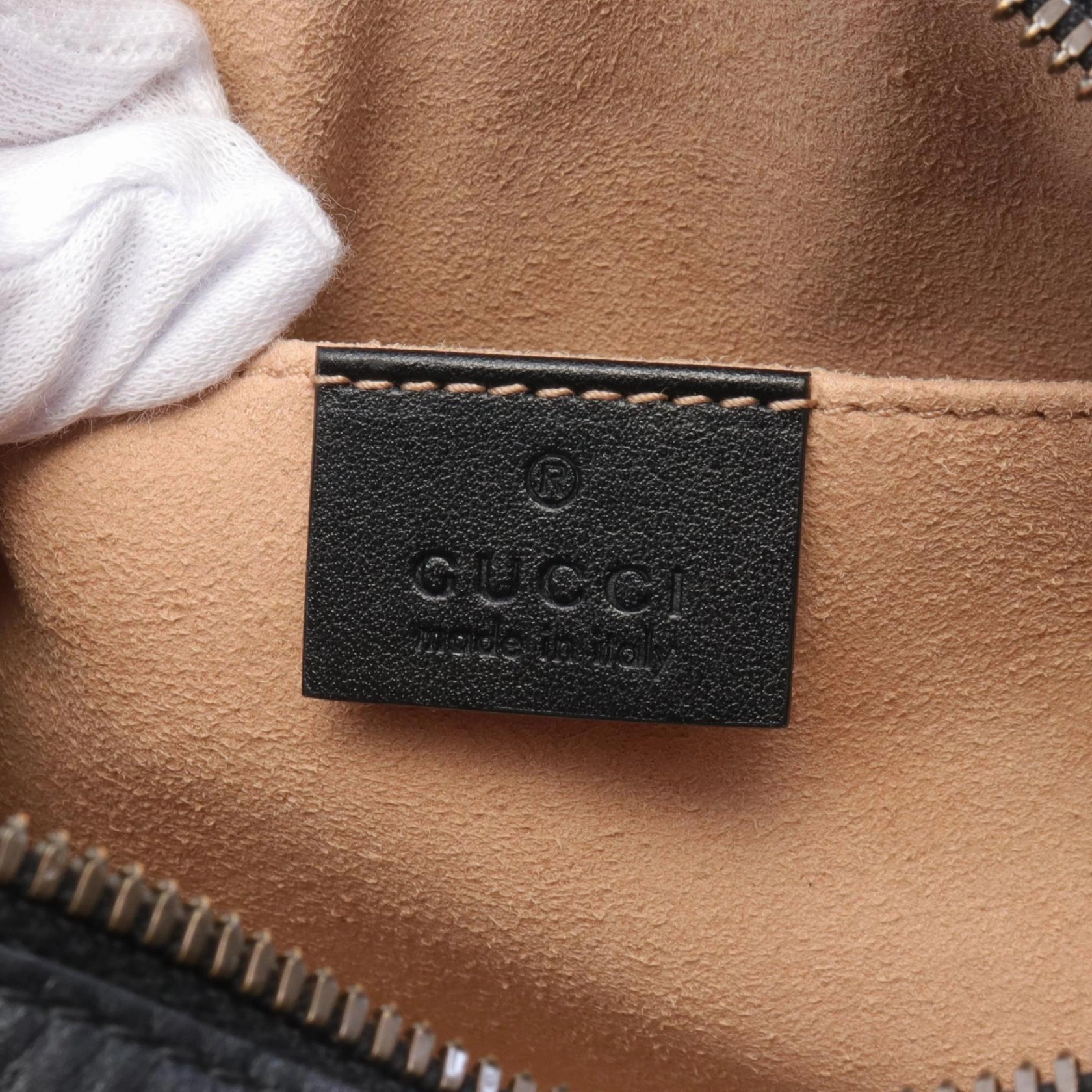 Gucci Leather GG Marmont Shoulder Bag 447632