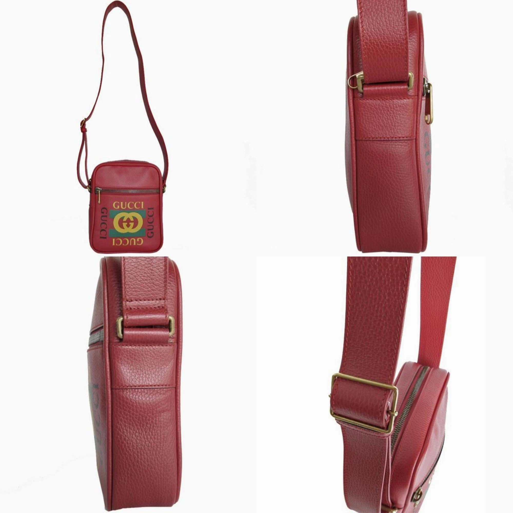 Gucci  Leather Shoulder Bag (Pre-Owned)