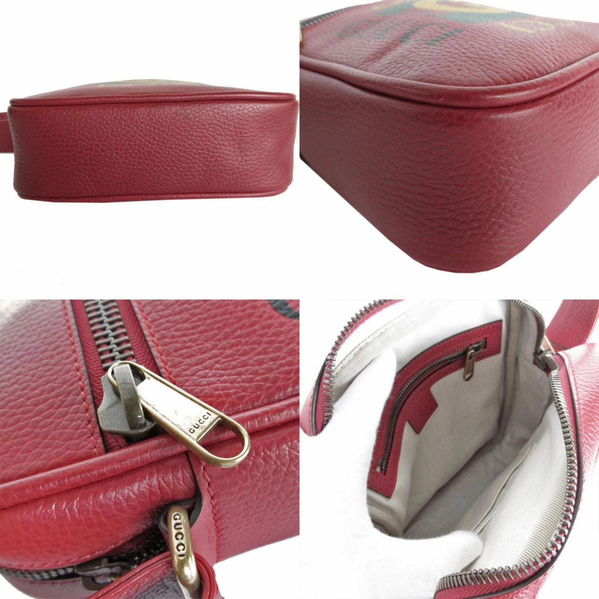 Gucci  Leather Shoulder Bag (Pre-Owned)