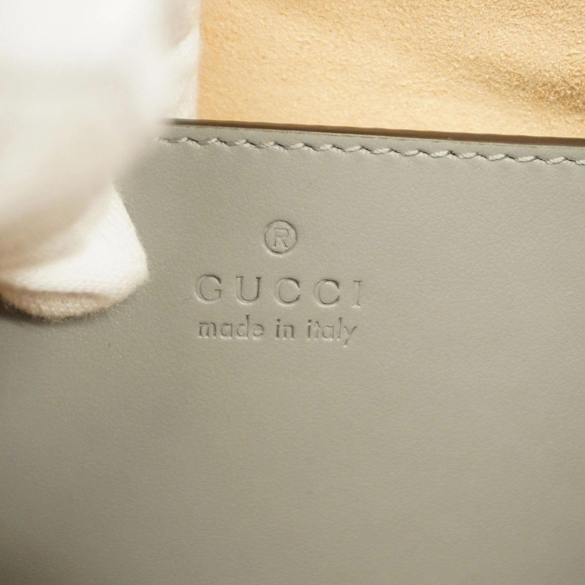 Gucci Leather Shoulder Bag (Pre-Owned)
