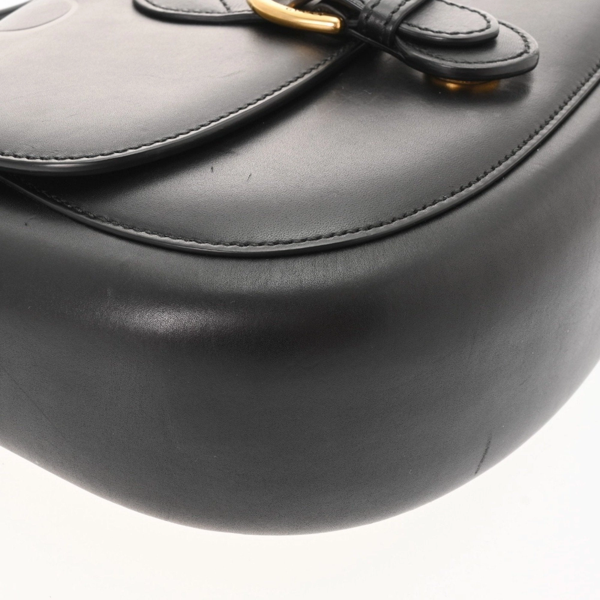 Gucci Leather Shoulder Bag (Pre-Owned)