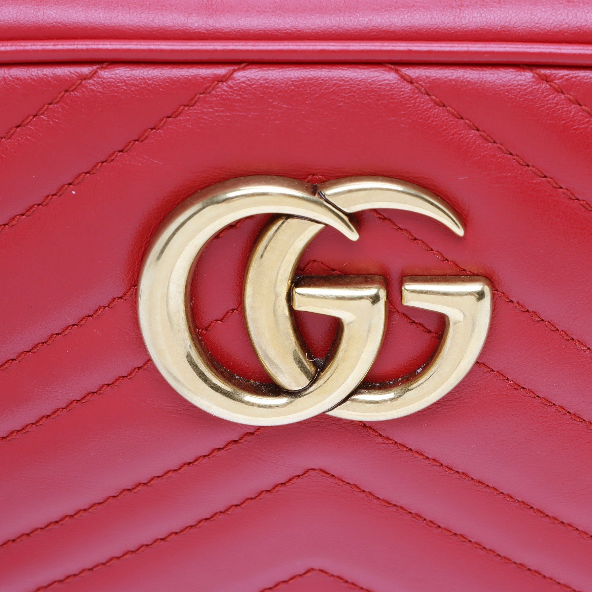 Gucci Matelasse Leather GG Marmont Small Shoulder Bag (SHF-XQ9hBN)