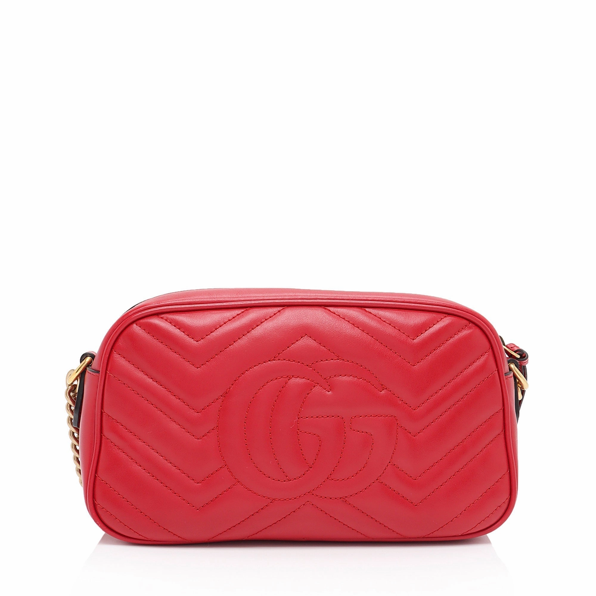 Gucci Matelasse Leather GG Marmont Small Shoulder Bag (SHF-XQ9hBN)