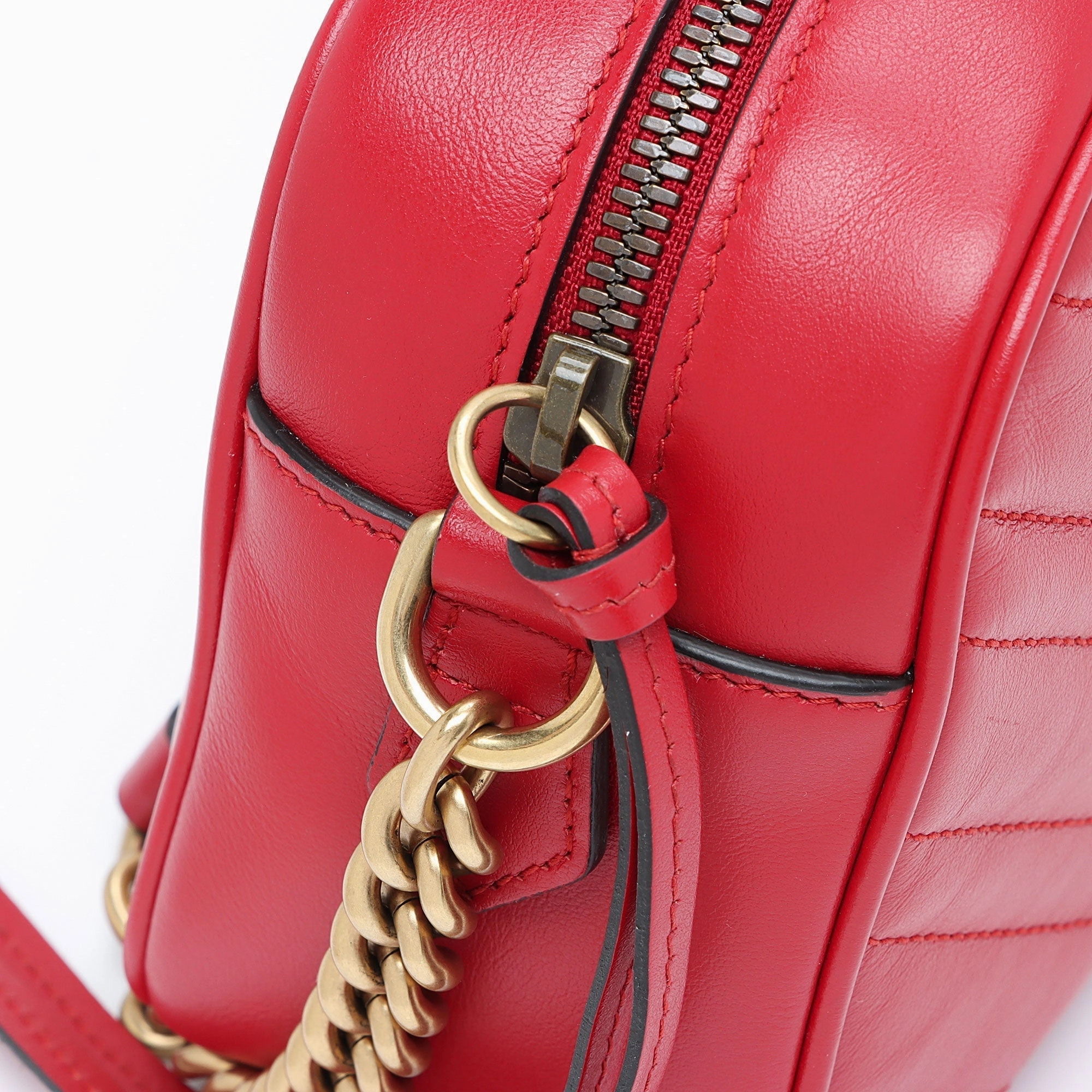 Gucci Matelasse Leather GG Marmont Small Shoulder Bag (SHF-XQ9hBN)