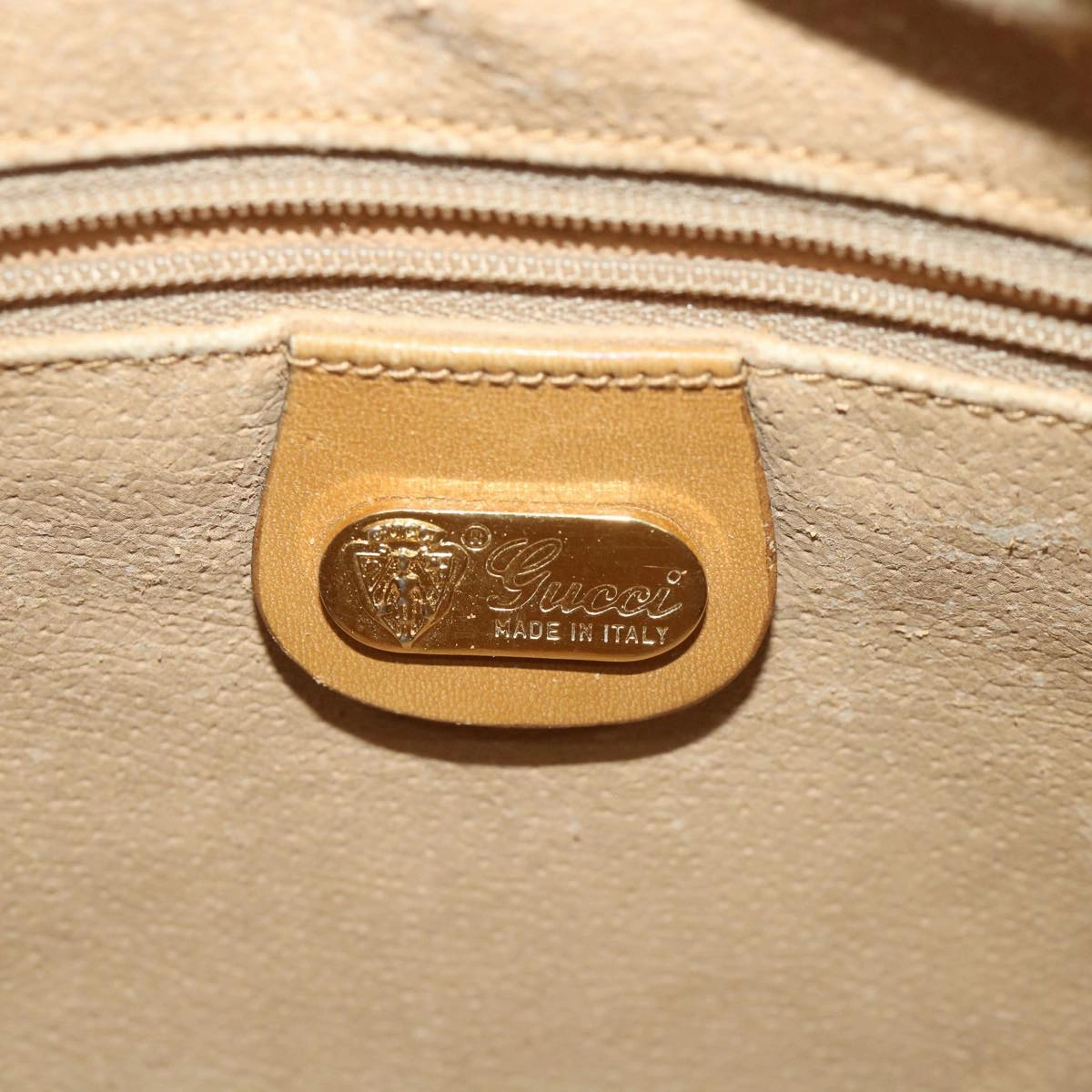 GUCCI Micro GG Supreme Shoulder Bag PVC Leather Beige 007 904 0014  bs9086