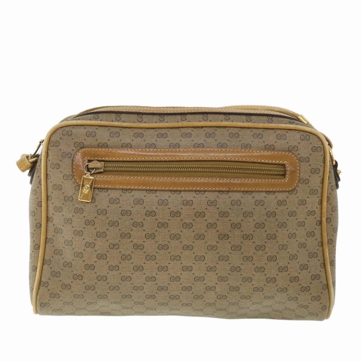 GUCCI Micro GG Supreme Shoulder Bag PVC Leather Beige 007 904 0014  bs9086