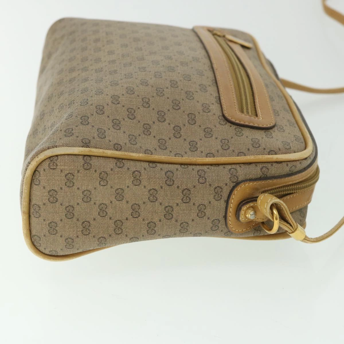 GUCCI Micro GG Supreme Shoulder Bag PVC Leather Beige 007 904 0014  bs9086