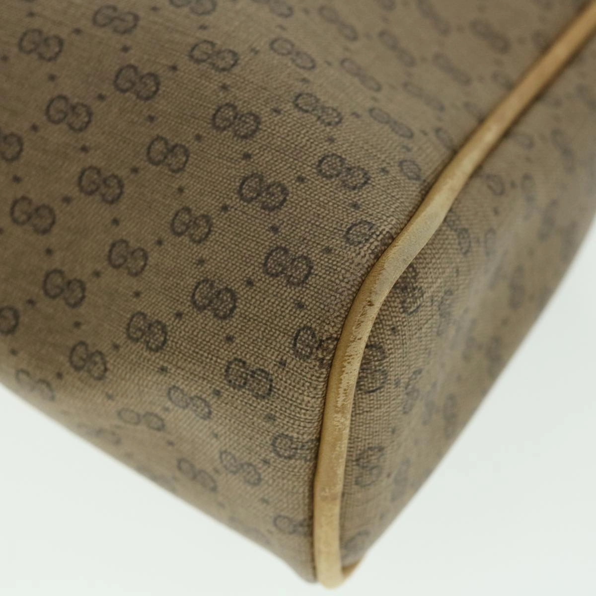 GUCCI Micro GG Supreme Shoulder Bag PVC Leather Beige 007 904 0014  bs9086