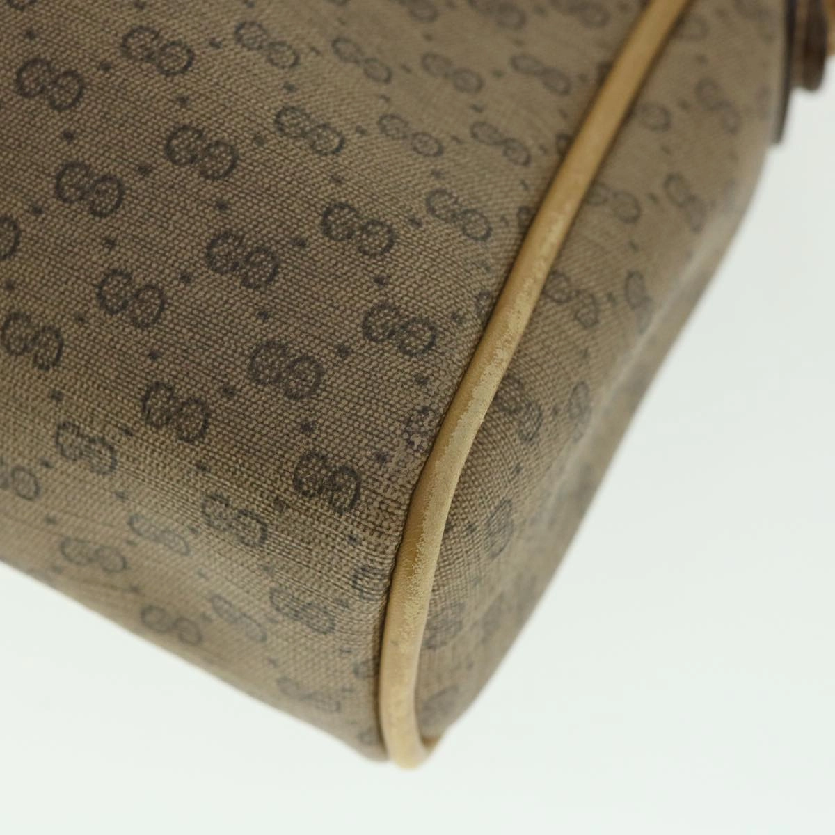GUCCI Micro GG Supreme Shoulder Bag PVC Leather Beige 007 904 0014  bs9086