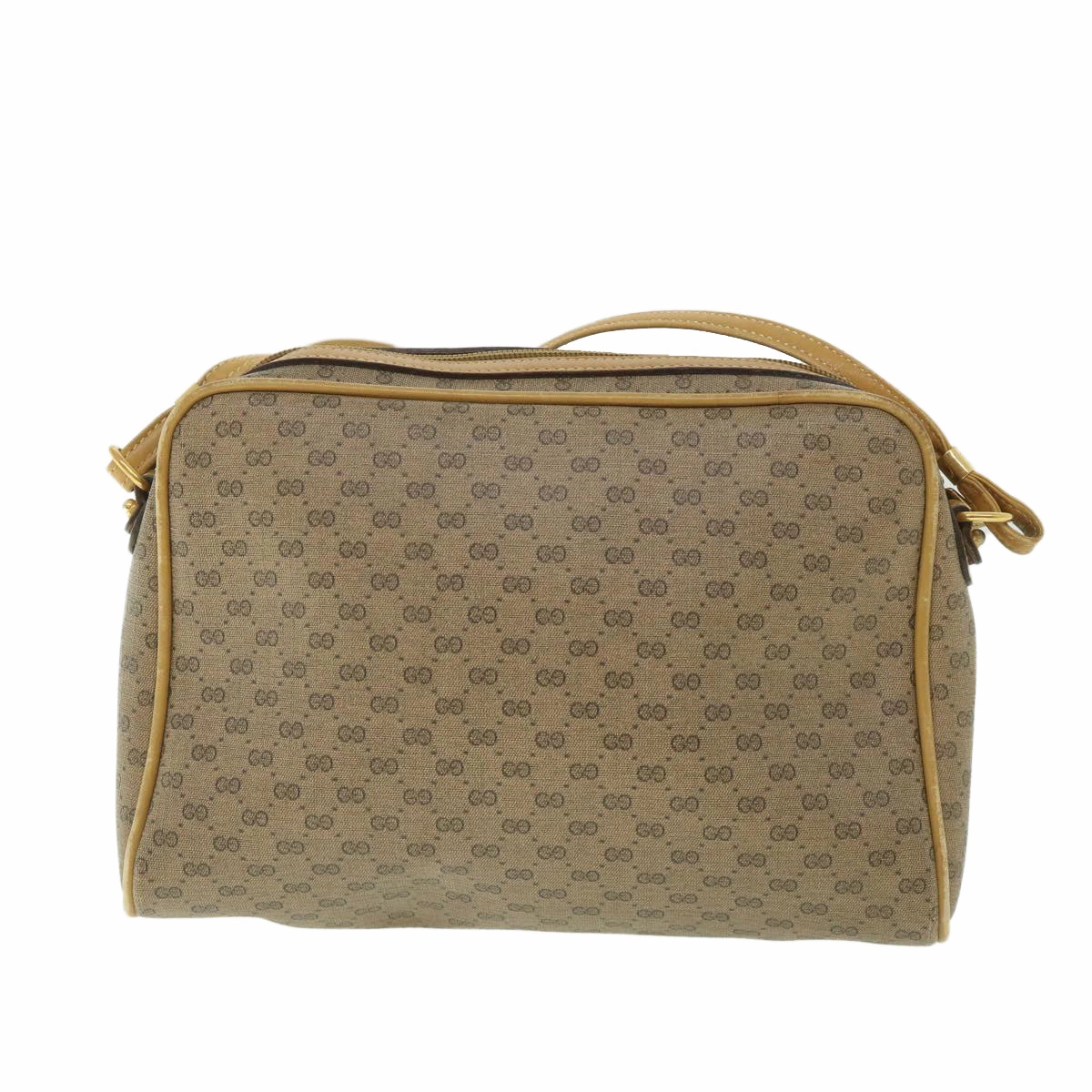 GUCCI Micro GG Supreme Shoulder Bag PVC Leather Beige 007 904 0014  bs9086