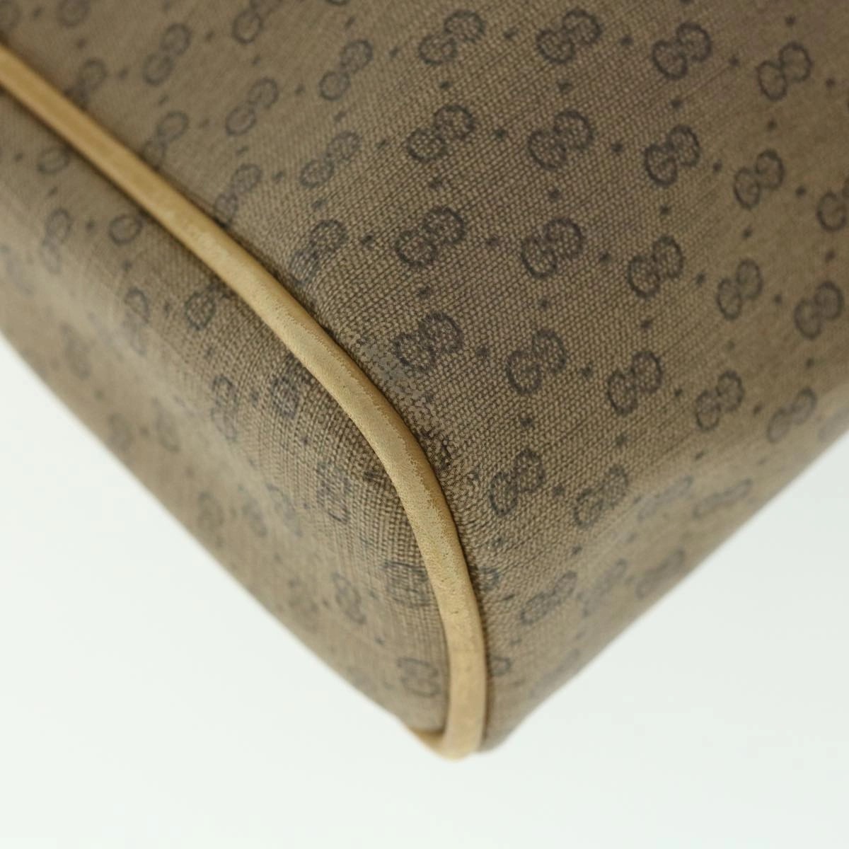 GUCCI Micro GG Supreme Shoulder Bag PVC Leather Beige 007 904 0014  bs9086