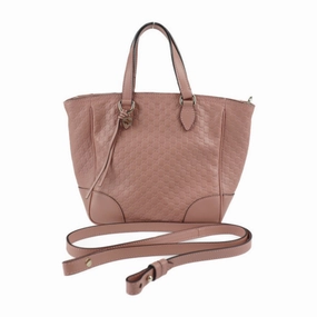 Gucci Microguccissima  Leather Handbag Shoulder Bag (Pre-Owned)
