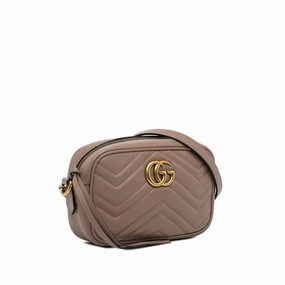 Gucci Mini GG Marmont Matelasse Crossbody (SHG-G4ySXO)