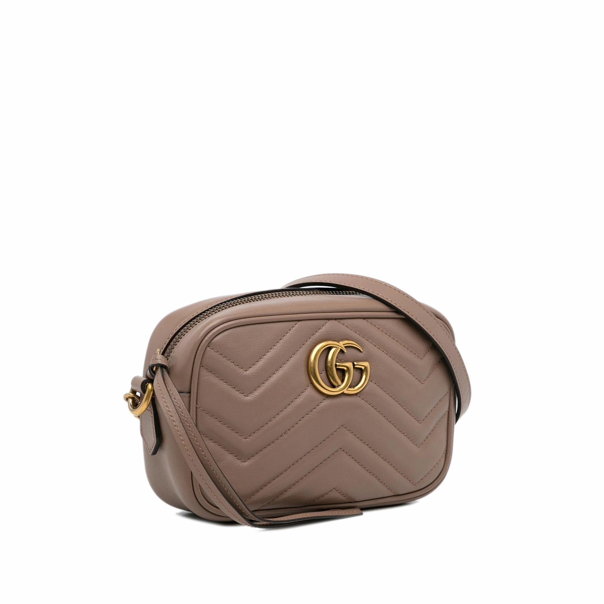 Gucci Mini GG Marmont Matelasse Crossbody (SHG-G4ySXO)
