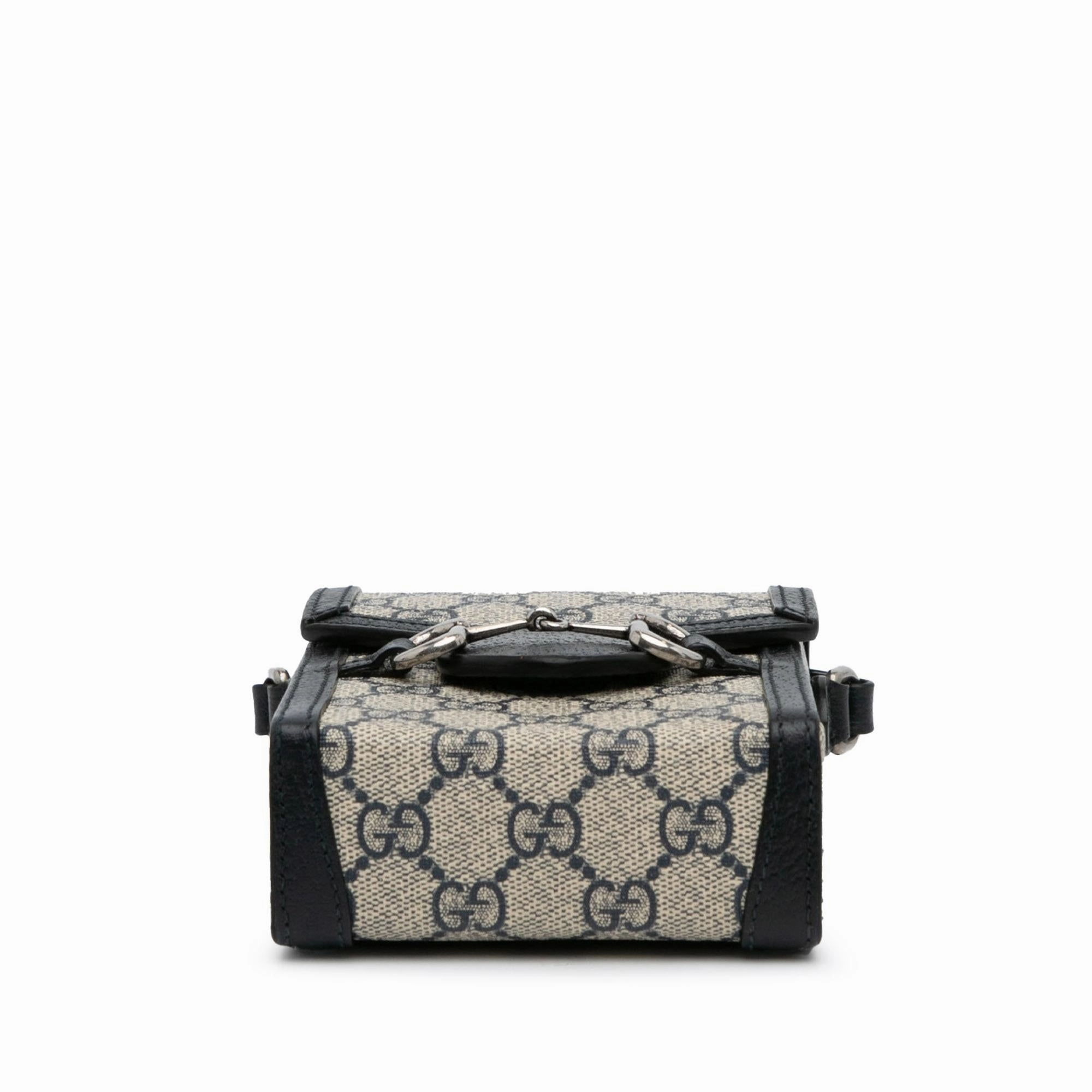 Gucci Mini GG Supreme Horsebit 1955 Crossbody Bag (SHG-SJQgQ9)