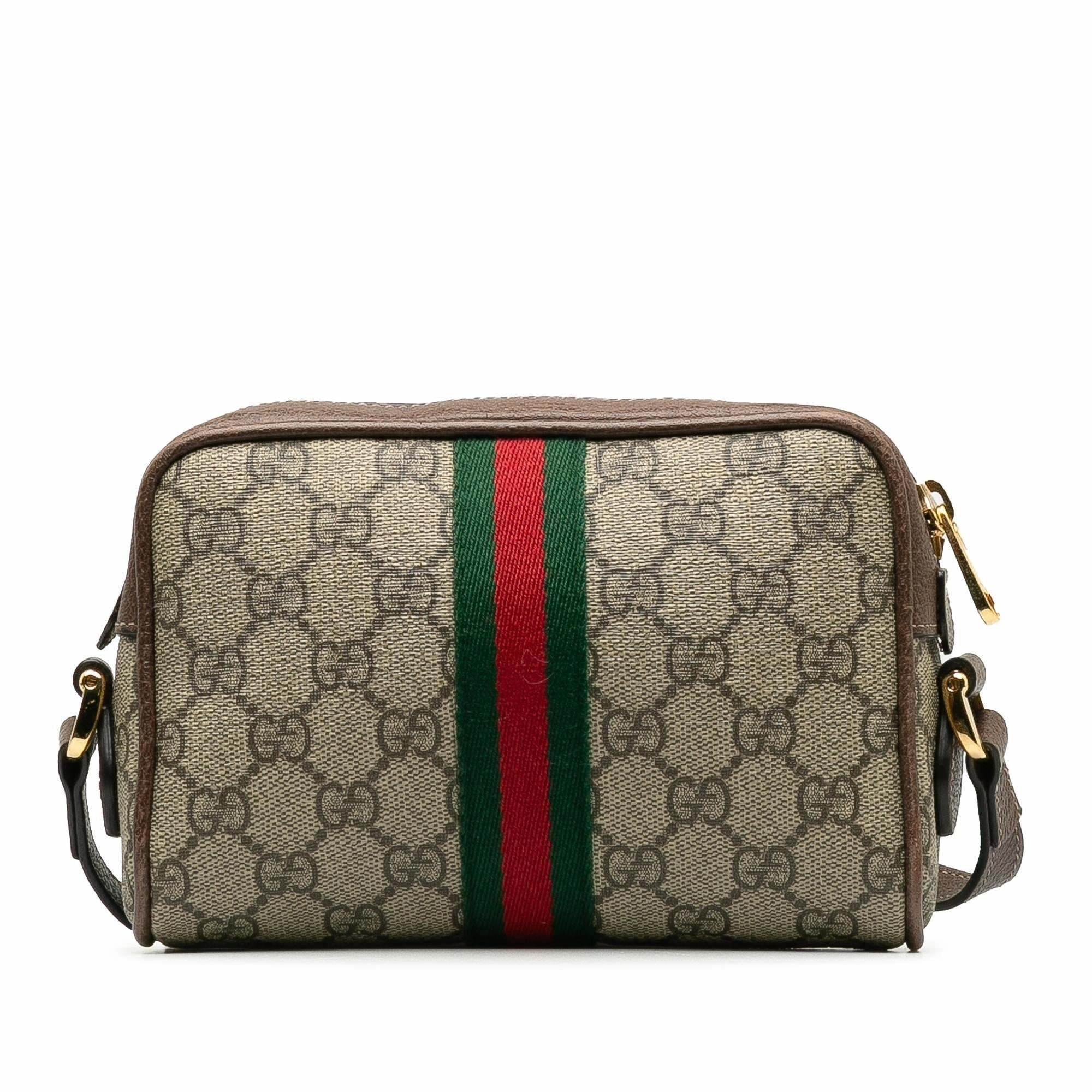 Gucci Mini GG Supreme Ophidia Crossbody Bag (SHG-0eMAWx)