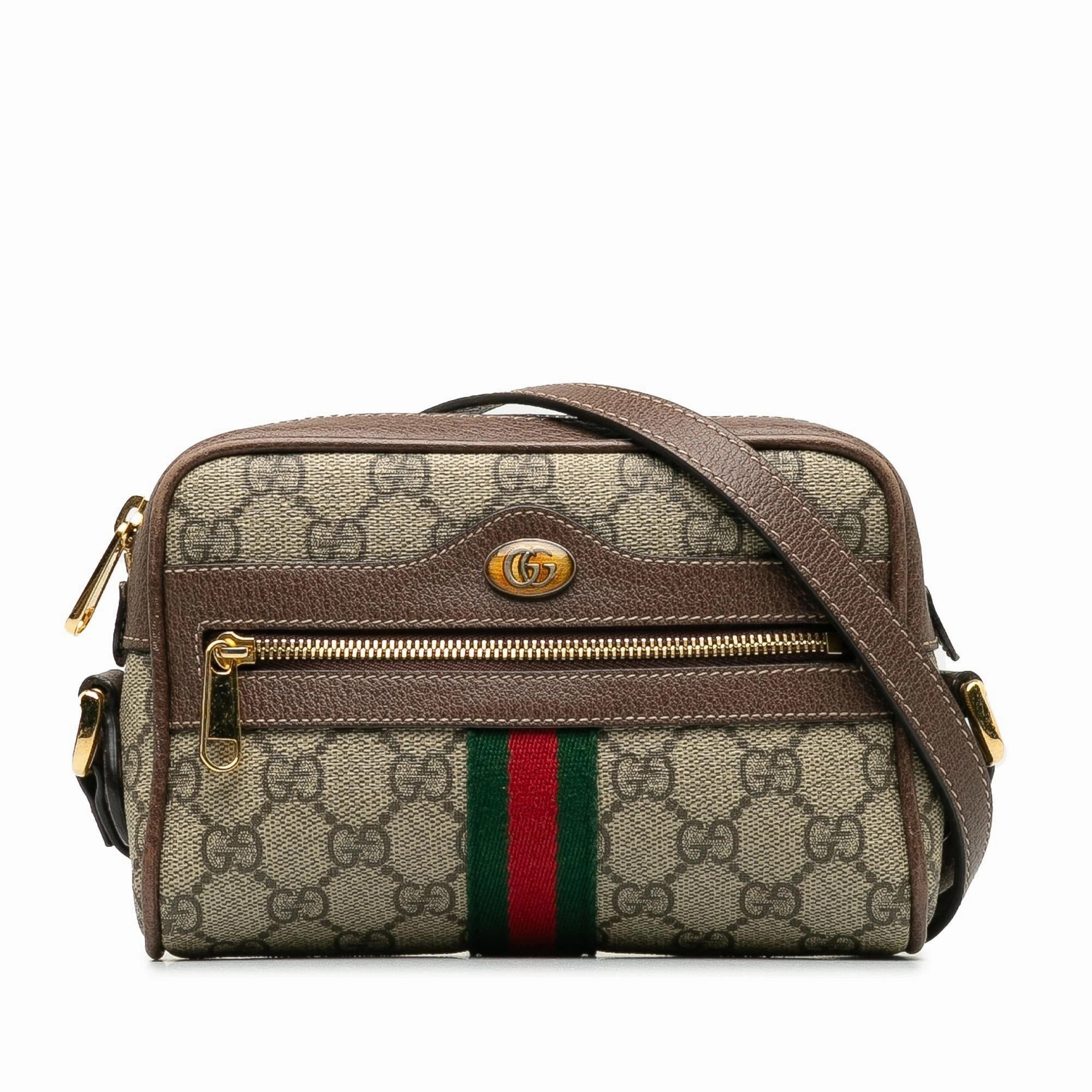 Gucci Mini GG Supreme Ophidia Crossbody Bag (SHG-0eMAWx)