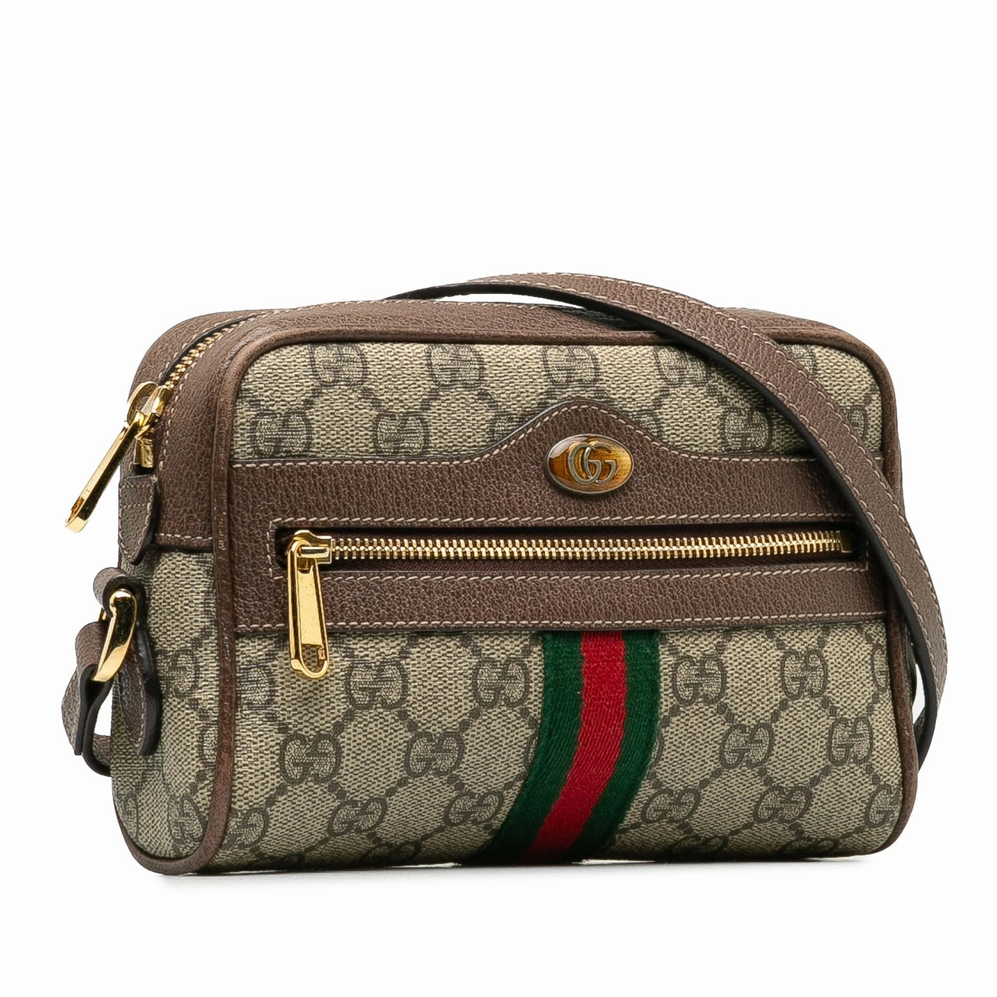 Gucci Mini GG Supreme Ophidia Crossbody Bag (SHG-0eMAWx)