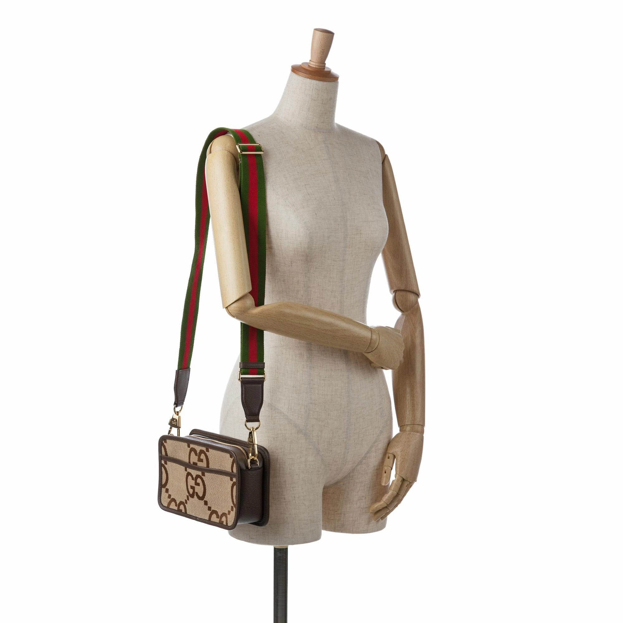 Gucci Mini Jumbo GG Crossbody Bag (SHG-FKXWG3)