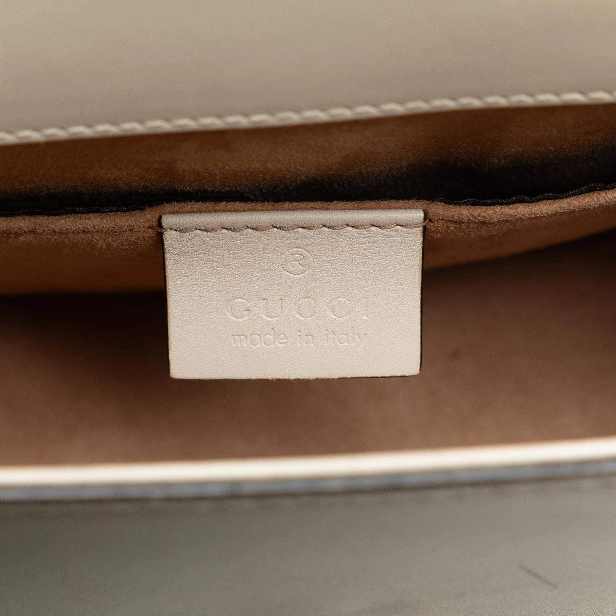 Gucci Mini Sylvie Leather Chain Crossbody Bag (SHG-1OZLSf)