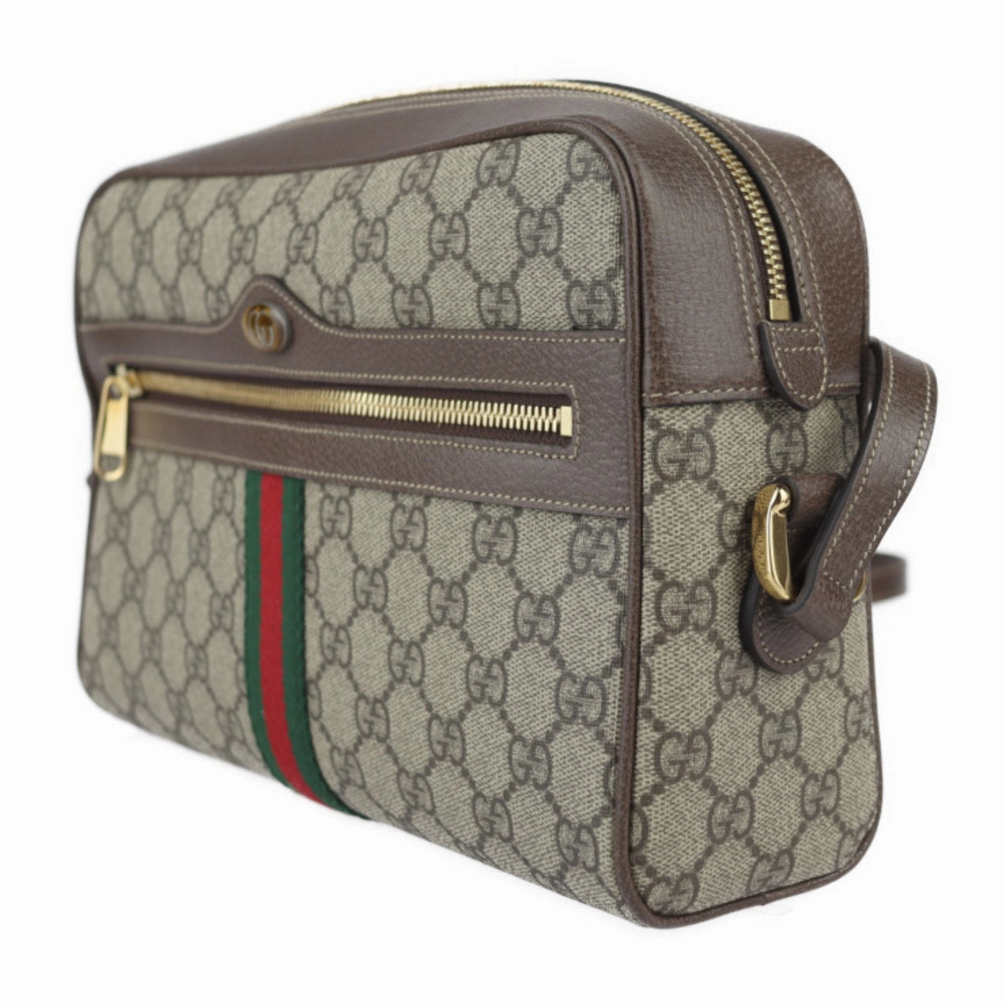 Gucci Ophidia  Canvas Shoulder Bag ()