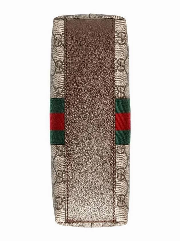 Gucci Ophidia GG Shoulder Bag Beige Ebony