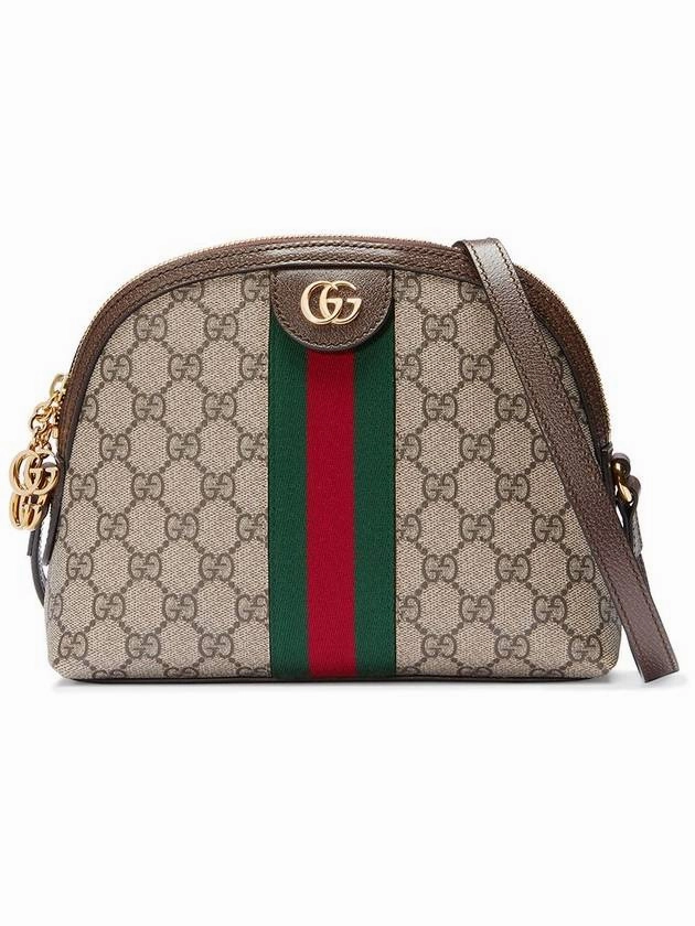 Gucci Ophidia GG Shoulder Bag Beige Ebony
