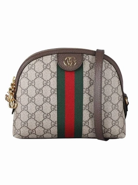 Gucci Ophidia GG Shoulder Bag Beige Ebony