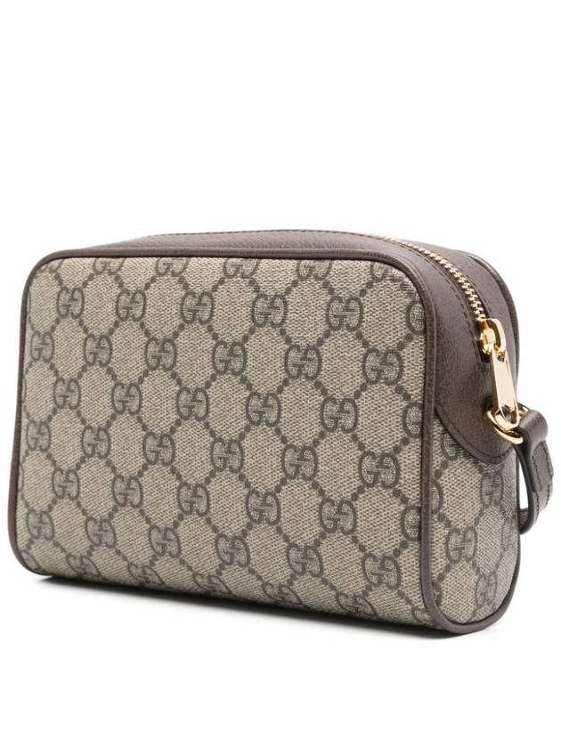 Gucci Ophidia GG Super Small Shoulder Bag Beige Ebony